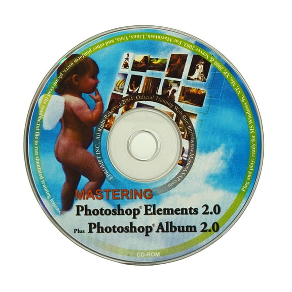 DAMAGED BOX SPECIAL: Learn to Use and Master Photoshop Elements 2.0 & Album 2.0 - Instructional Training CD