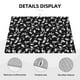 thumbnail image 3 of Balery Black White Leaves Alfombrilla de Secado para Cocina, 18x24 Pulgadas, Súper Absorbente para Platos y Encimeras, 3 of 7