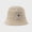 Beige, variant on Women Woven Bucket Hat Floral Cutout Breathable Wide Brim Summer Hat