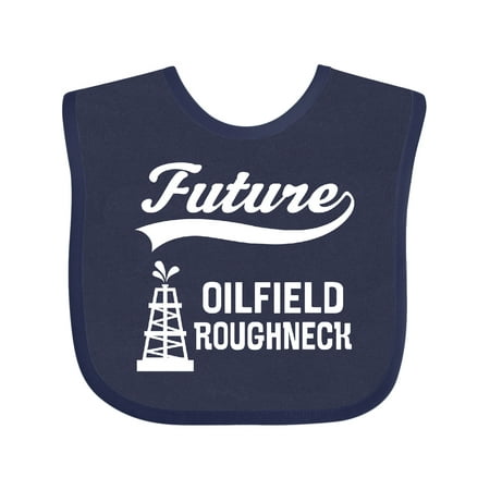 

Inktastic Future Oilfield Roughneck Gift Baby Boy or Baby Girl Bib
