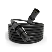 Bicmice XLR Male to Female Microphone Cable with High-Shielding for Studio,Stage,Live Performance,Live Stream Durable Oxygen-Free Copper Audio XRL to XRL Cable for Mic,Audio Mixer,Interface-3.3Ft