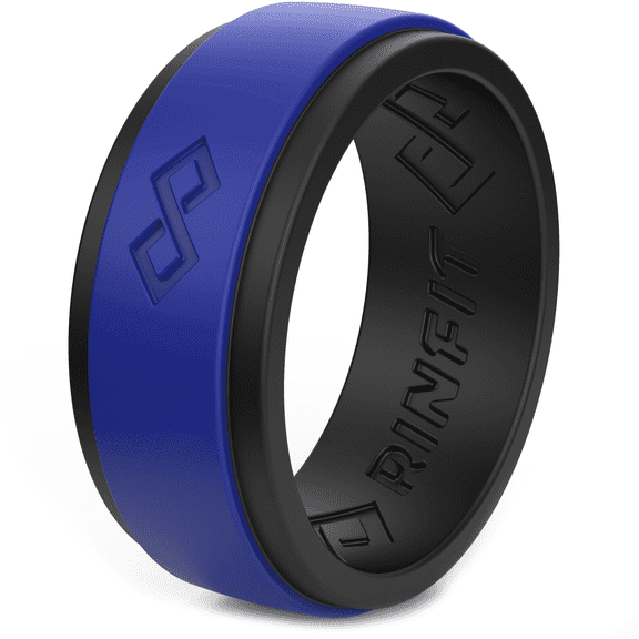 Rinfit-Air High-quality Silicone Wedding Ring for Men. Soft Silicone Rubber Bands by Rinfit
