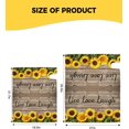 thumbnail image 5 of Sunflower Magnetic Mailbox Covers 21"x25.5", Live Love Laugh Sunflower Farm Mailbox Wraps Standard Size Vintage Wood Grain Post Letter Box Cover for Garden Yard Home Patio Decor, 5 of 6