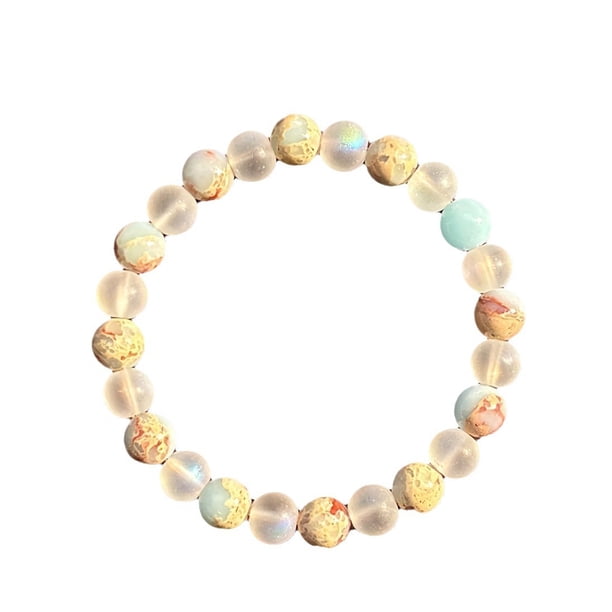 Qarigey de cuentas única para regalo de energía positiva para sus seres queridos Cuentas de piedra originales de moda Sombreros