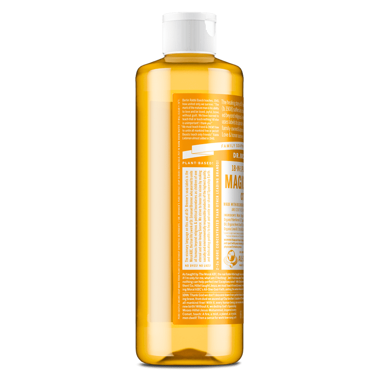 Dr. Bronner's Citrus Magic Soap 4本セット Amazon.com : Dr. Bronner's Magic Soap-Pure-Castile Liquid
