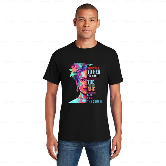 WéarCLOTHING I Am The Storm T-Shirt Frida Kahlo, Feminist, Mexican, Shirt, Artist, Quote, Strong , for Unisex, up to size 5XL
