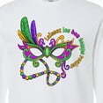 thumbnail image 4 of Inktastic Laissez Les Bon Temps Rouler Mardi Gras Mask Long Sleeve T-Shirt, 4 of 5