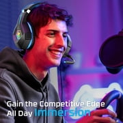 Gaming Headset for PS4 PS5 Xbox One PC Surround Sound with Microphone