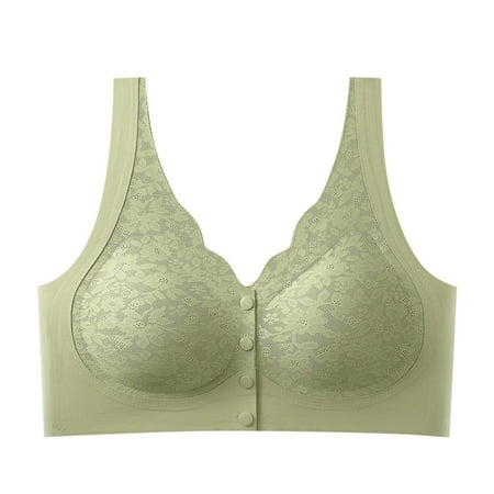 Xiaoxatg Women s Maternity Feeding Bra Lightly Padded Nursing Wirefree Front Open Bras Stretchy Sports Bras for Women