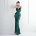 thumbnail image 1 of DEERVEADO-vestido de noche de sirena de Color lavanda, vestido largo elegante de fiesta para mujer, vestido Formal Sexy con lentejuelas y cuello en V, vestidos de noche, 1 of 5