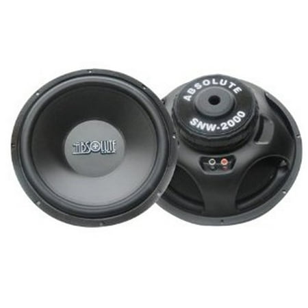 Absolute USA SN2000 15-Inch Component Sub Woofer 2000-Watts Peak