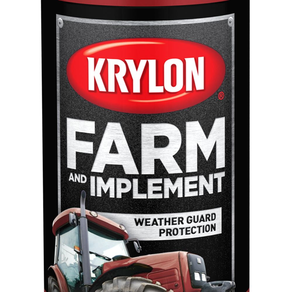 Krylon Farm & Implement Paint, International Harvester Red, 12 oz