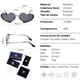 thumbnail image 5 of Xolek lentes de sol 132 Gafas Corazon Metalico Uv400 Moda, 5 of 6
