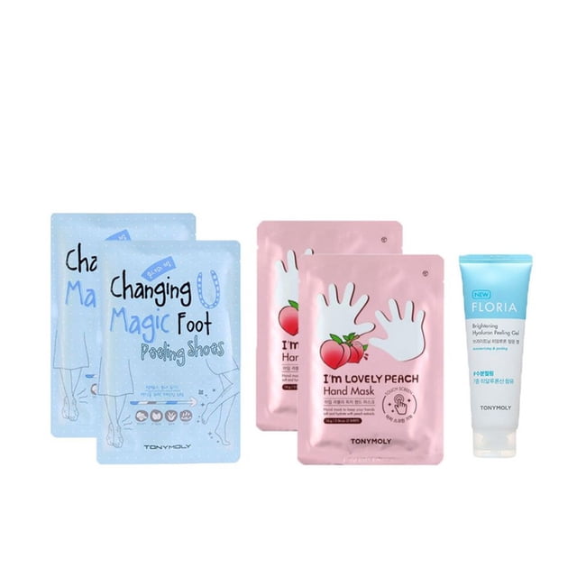 PACK EXFOLIANTE CARA MANOS Y PIES