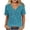 Sky Blue Top, variant on YUGYXL Womens T Shirts Short Sleeve Summer Tops Cute V Neck Casual Blouses Blue Top XL