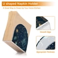 thumbnail image 5 of Yayeee Napkin Holder for Table Set of 2 Kitchen Paper Tissue Organization, Dark Star Map, 5 of 8