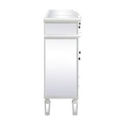 60 inch mirrored credenza in antique white
