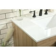 thumbnail image 4 of Elegant Decor Eugene 32" Aluminum MDF Single Bathroom Vanity in Mango Wood, 4 of 8