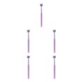 thumbnail image 3 of relayinert Macaron Color Toothbrush Vibrant And Stylish Plastic Three Head Toothbrush For Cleaning 418 Dream Purple Ad 5Set, 3 of 6