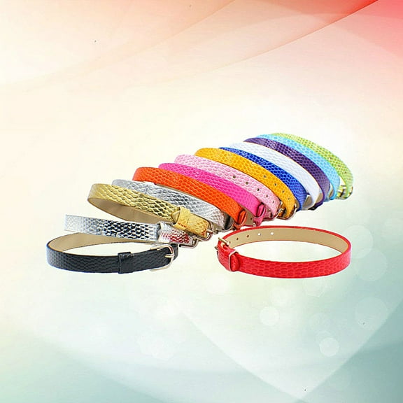 SEWCHICS 14-Piece Ergonomic PU Watch Bands Assorted Colors for Women Comfortable Fit