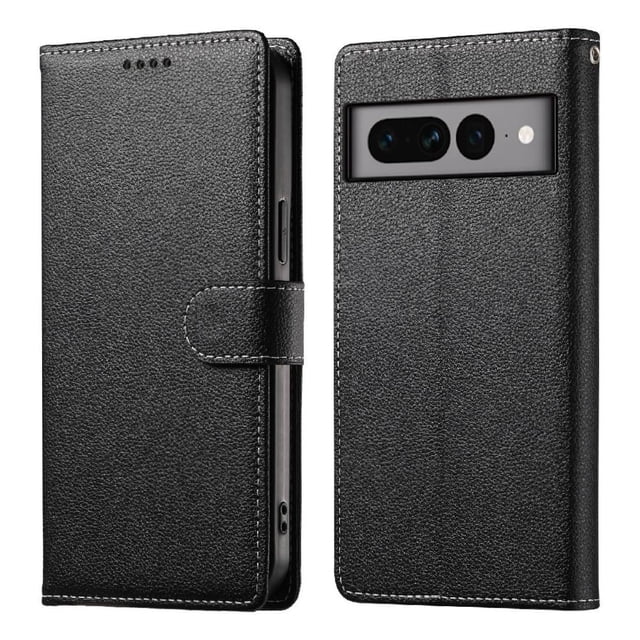 Case for FOXDOCK Google Pixel 7 Pro Wallet Case – Premium Leather, 3 Card Slots, Shockproof Protection