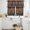 Brown, variant on Retro Brown Door Kitchen Curtains Sets for Windows 24 Inch Length, Country Vintage Wooden Door Rod Pocket Window Treatments Tier Curtains and Valances Set for Bedroom/Bathroom