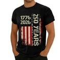 thumbnail image 3 of MEICHEN 250th Anniversary American Round Neck Pullover Women's T Shirt Shirt Short Sleeved T Shirt American Round Neck T Shirt, 3 of 7
