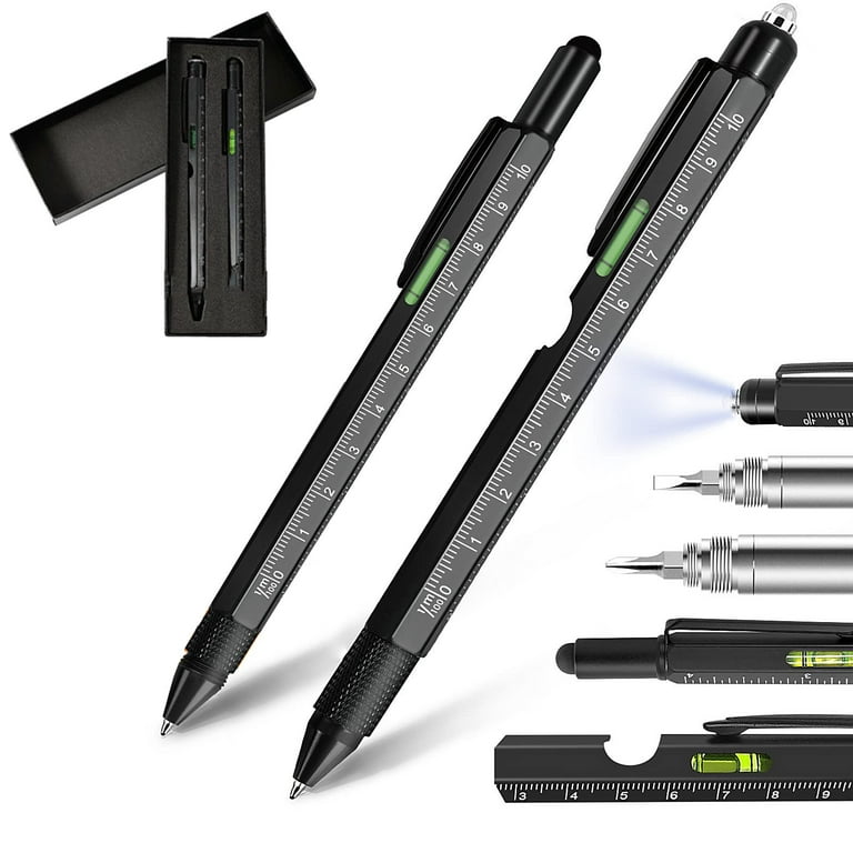VEITORLD Gifts for Men Dad Husband from Daughter Wife, Christmas Stocking  Stuffers, 10 in 1 Multi-tool 2pcs Pen Set, Unique Birthday Gift Ideas,  Anniversary Cool Gadgets for Him Boyfriend 