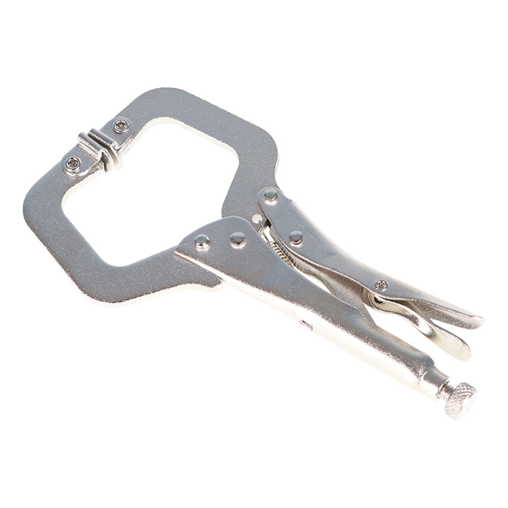 findmall 5Pcs 6 Inch Locking C Clamps with Swivel Pads Heavy Duty C-Type Locking Plier Table and Tool Vise Grip