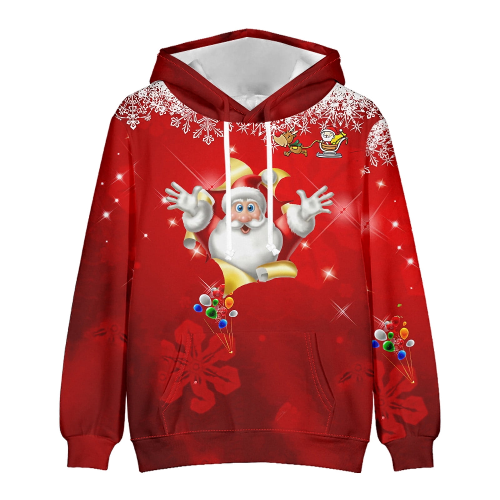Christmas Hoodies for Men 2022 Holiday Outfits Men's Ugly Christmas ...