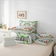 thumbnail image 5 of Homewish Western Farmhouse Cabin Bedding Comforter Set 7pcs, Jungle Mushroom Plant Queen Bedding Sets, Dreamy Blue Butterfly Reversible Queen Sheet Sets, Microfiber Bedroom Decor, 5 of 7