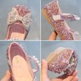 thumbnail image 5 of PINQI Girls Sparkly Princess Dress Shoes Bow Wedding Party Flower Bridesmaids Mary Jane Ballet Flats for Kid Toddler, 5 of 8