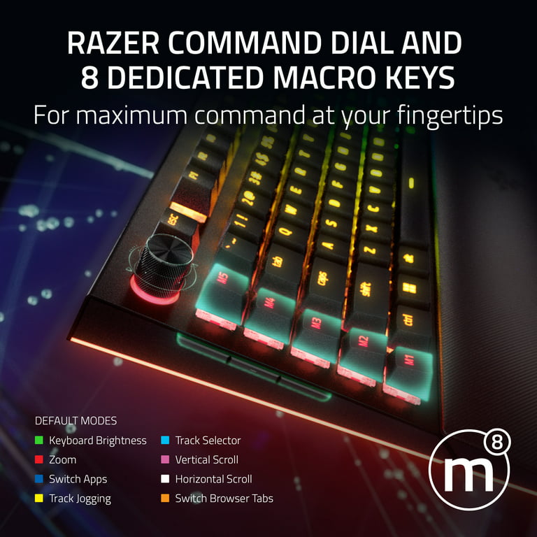 Razer BlackWidow Wired Mechanical Gaming Keyboard for PC, Chroma RGB  Lighting, Black 