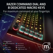 Razer BlackWidow V4 Pro Wired Mechanical PC Gaming Keyboard, Wrist Rest, Chroma RGB, Black