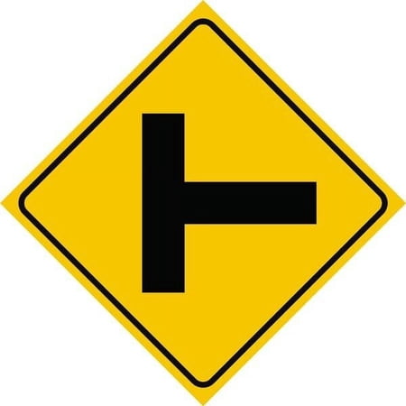 Traffic & Warehouse Signs - Intersection Or - Weather Approved Aluminum Street Sign, 0.04 Thickness - 12" X 18"