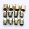 thumbnail image 3 of 12Pcs 1/4 inch Brake Line Connector Fittings Brass Unions Set 8 T Connector, 3 of 8