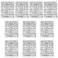 thumbnail image 1 of Calcomanías Autoadhesivas Rolin Roly Letras Negras Vinilo para Buzones y Vehículos, 1 of 7