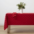 thumbnail image 2 of Lenox Laurel Leaf Tablecloth, Red - 70"W x 122"L, 2 of 4