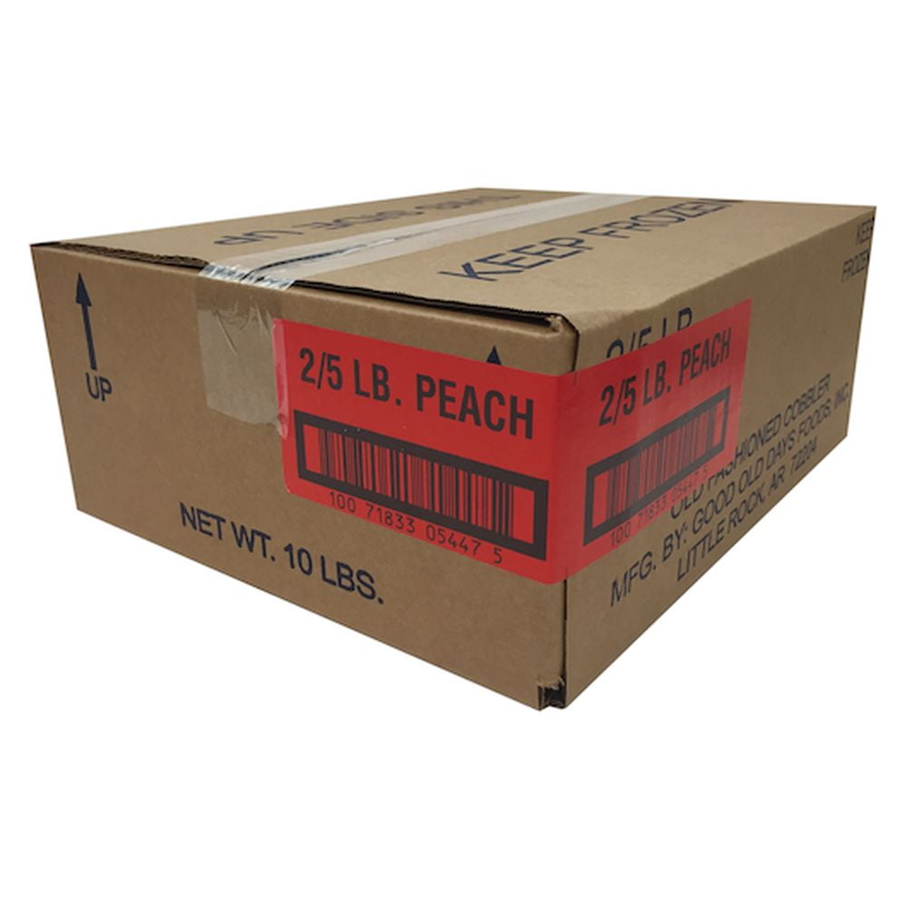Good Old Days Peach Cobbler, 5 Pound -- 4 per case.