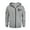 Light Gray, variant on Men's Flag Print Zip Up Hoodie with Arm Pocket, Casual Cardigan Style Sweatshirt, Large Size Fleece Jacket for Patriotic Events, Christmas, Outdoor Activities,Light Gray,L
