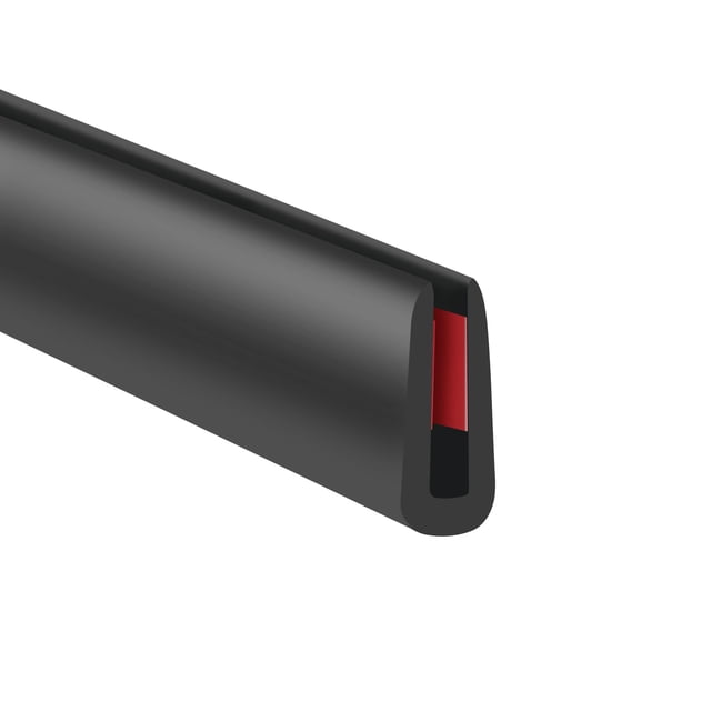 Borde de goma YANRUIPRO, 1,6 mm, autoadhesivo, 6 m, EPDM, negro
