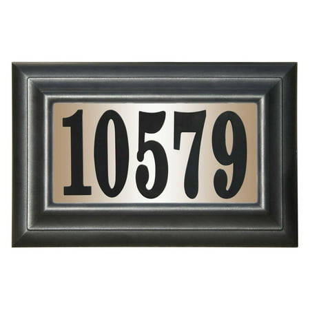 - QualArc Edgewood Classic DIY Lighted Address Plaque