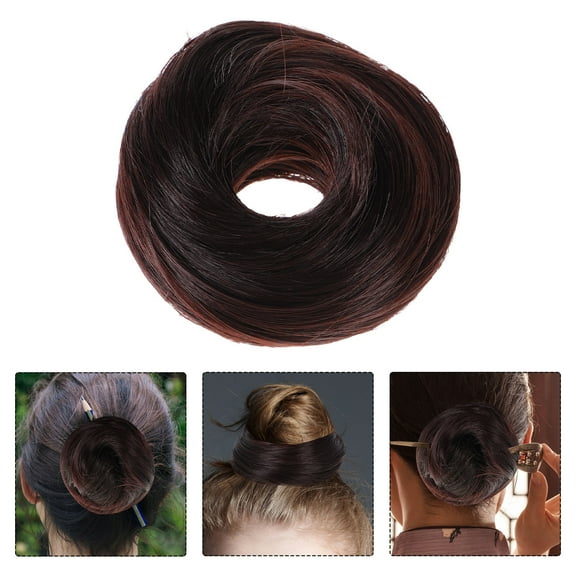 ADDHAT 1PCS Hair Updo Accessories Fake Hair Bun For Stage Performances And Themed Parties