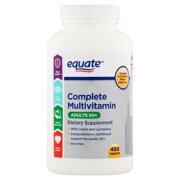 Equate Complete Multivitamin Tablets, Adults 50+, 450 Count Walmart