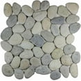 thumbnail image 5 of Grey Pebble Mosaic, Tumbled Stone Backsplash Tiles for Kitchen Walls, Shower and Bathroom Floors, and Outdoor Areas (12" X 12"), 5 of 18