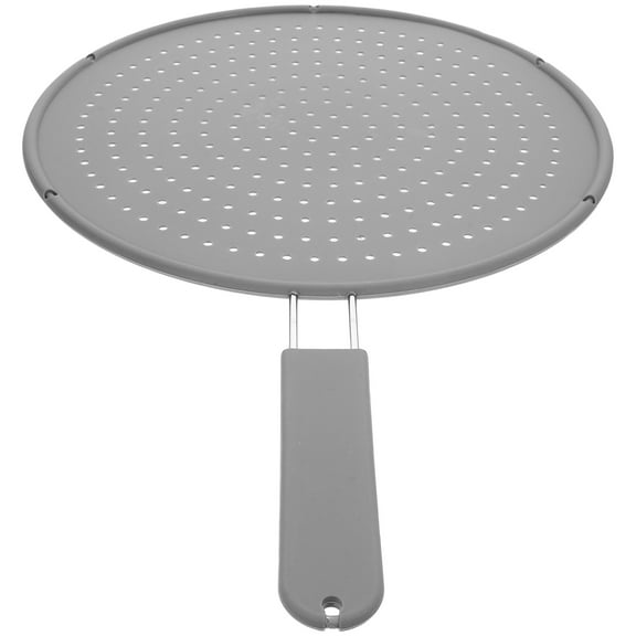 unbranded Cooking Pan Splatter Screen Frying Pan Guard Silicone for Dense Mesh Design 1Pack