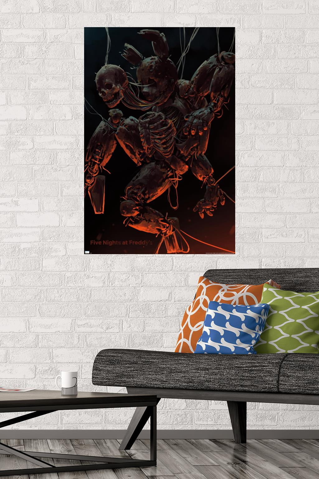Five Nights at Freddy's - Skeleton Wall Poster, 22.375" x 34"