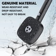 thumbnail image 5 of FEELSO Shower Head with Handheld, 4 Spray Mode High Pressure Showerhead with Hose 59" Stainless Steel for Bathroom Tub, Black, 5 of 11