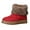 Red, variant on Winter Suede Ankle Boots With Comfortable Low Heel Fashion Booties For Casual Outings And Work