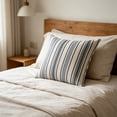 thumbnail image 6 of Darzheoy Boho Throw Pillow,Farmhouse Decorative Striped Square Pillow,Yarn Dyed Striped Woven Cushion Pillow,Soft Cotton Blend Decorative Cushion Pillow for Sofa Living Room Bedroom Home Decor, 6 of 6